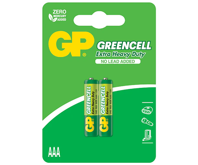 GP Greencell AAA Shrink Wrap of 2